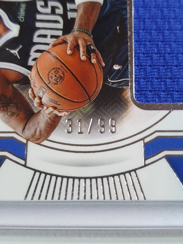 2024 Panini National Treasures Kyrie Irving #PATCH /99 Game Worn Jersey - Rare