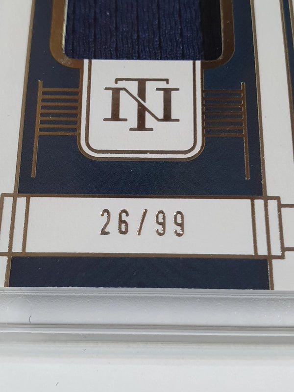 2022 Panini National Treasures Anthony Edwards #PATCH /99 Game Worn Jersey