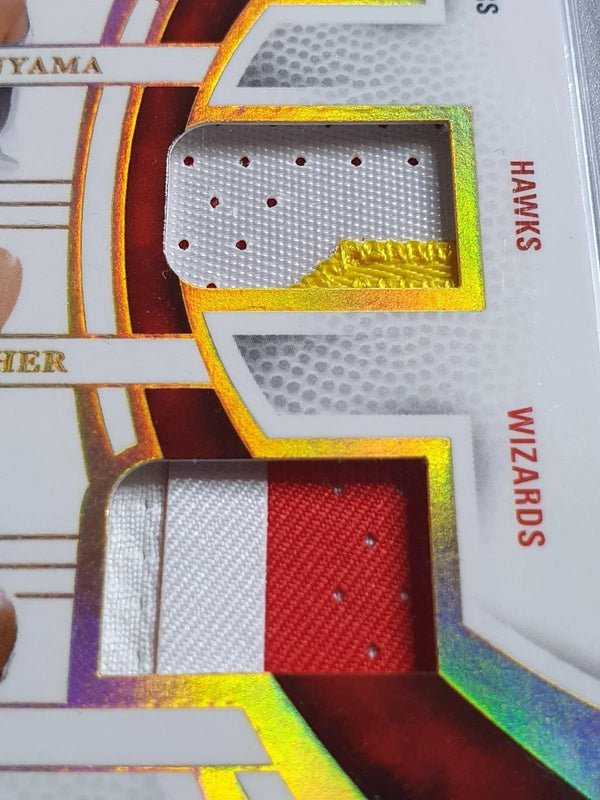 2024 Immaculate Victor Wembanyama Risacher Sarr RC #PATCH /99 Triple Jerseys