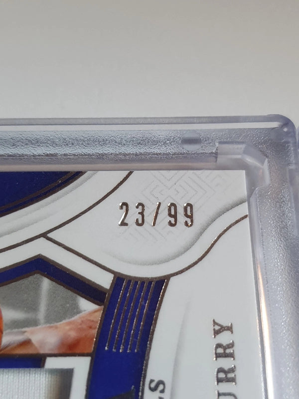 2024 Panini National Treasures Stephen Curry #PATCH /99 Game Worn Jersey - Rare