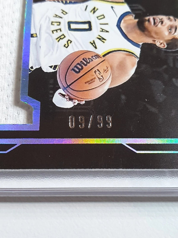 2023 Panini Noir Tyrese Haliburton #PATCH /99 Game Worn Jumbo Jersey - Rare
