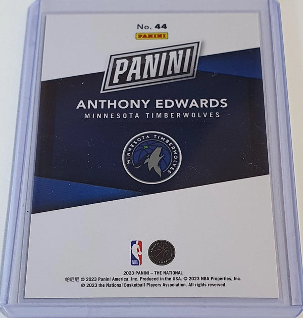 2023 Panini National Convention Anthony Edwards #44 ORANGE /199 Holo - Rare