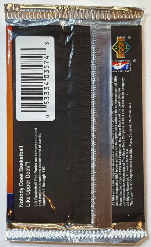 1993-94 Upper Deck Basketball Pro View 3-D Pack - Factory Sealed Packs