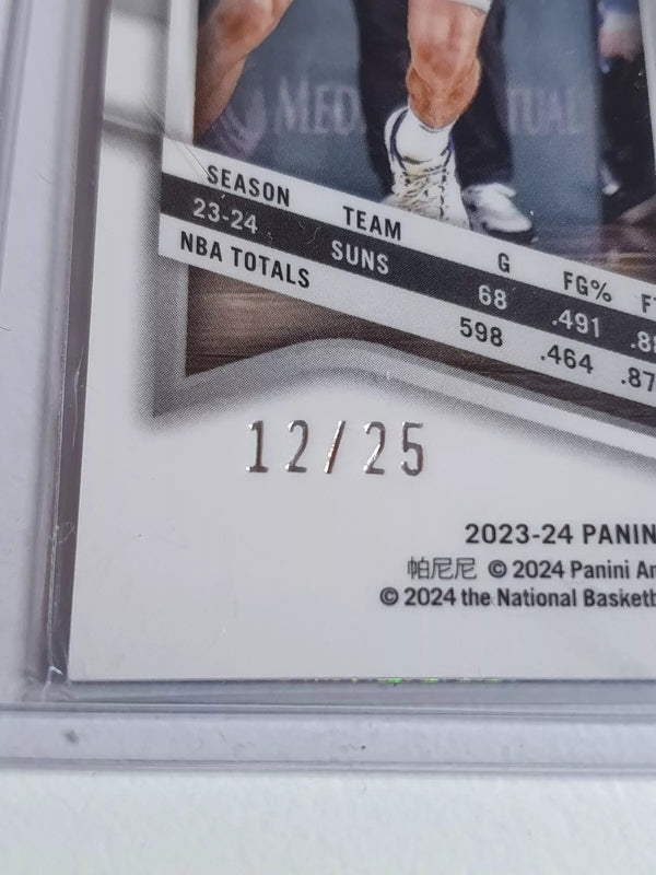2023 Spectra Devin Booker #114 BLUE AND ORANGE HYPER /25 Holo - Rare