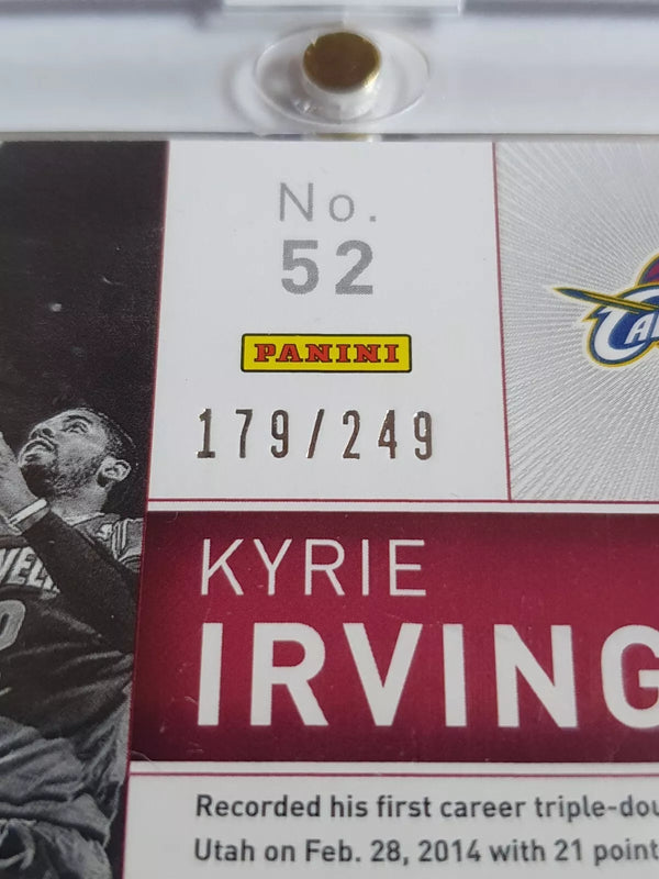 2014 Totally Certified Kyrie Irving #PATCH RED /249 Game Worn Jersey - Rare