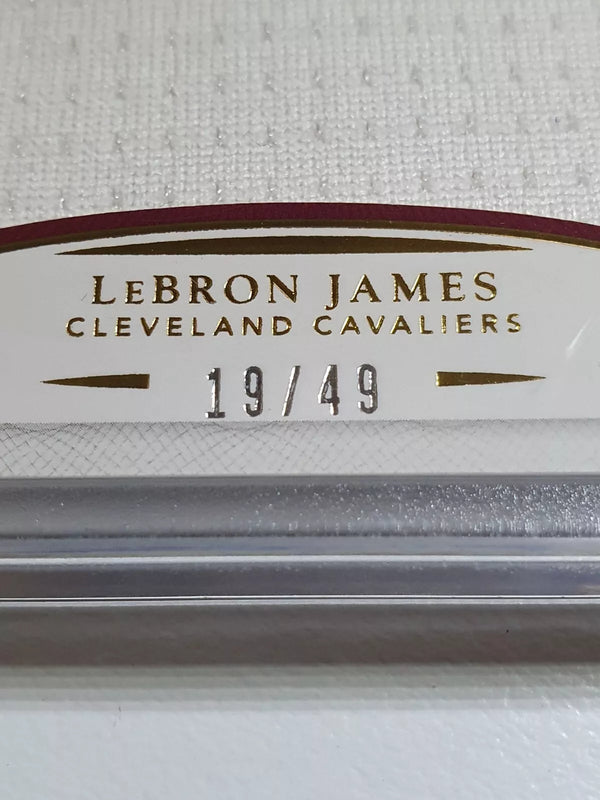 2015 National Treasures LeBron James #PATCH /49 Game Worn Jumbo Jersey - Rare