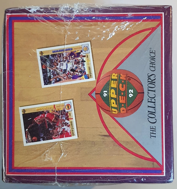 1991-92 Upper Deck NBA Basketball Inaugural Edition Jumbo Packs Box - Sealed