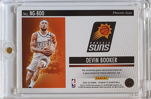2024 Panini Silhouette Devin Booker #PATCH Game Worn Jersey - Ready to Grade