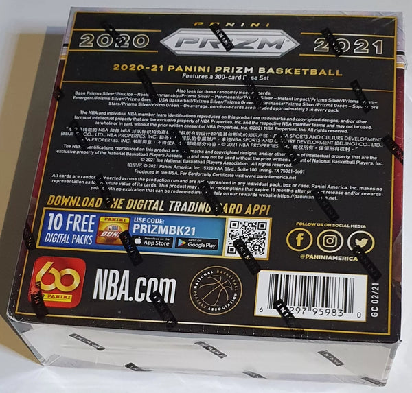 2020-21 Panini Prizm Basketball Mega Box (Pink Ice Prizms) - Factory Sealed