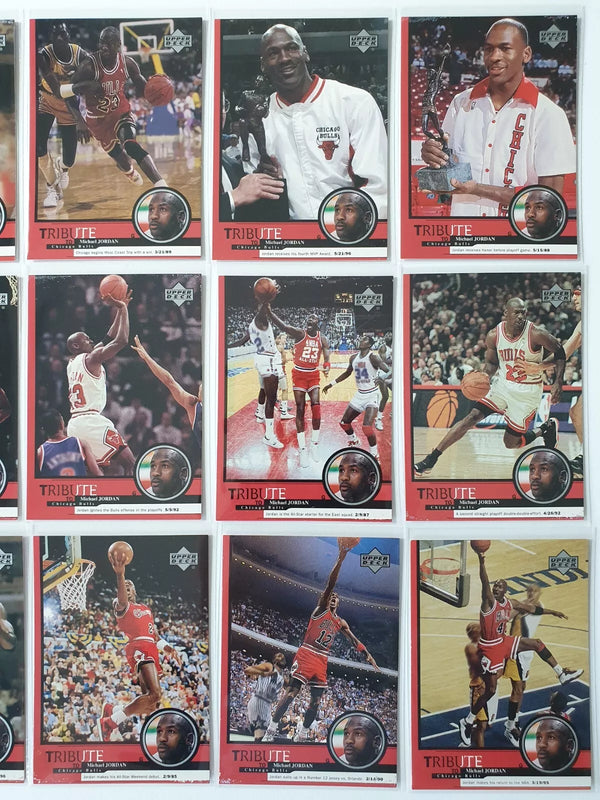 Lot of 27 x 1999 Upper Deck Michael Jordan Tribute to Michael Jordan - Rare