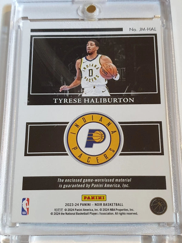 2023 Panini Noir Tyrese Haliburton #PATCH /99 Game Worn Jumbo Jersey - Rare