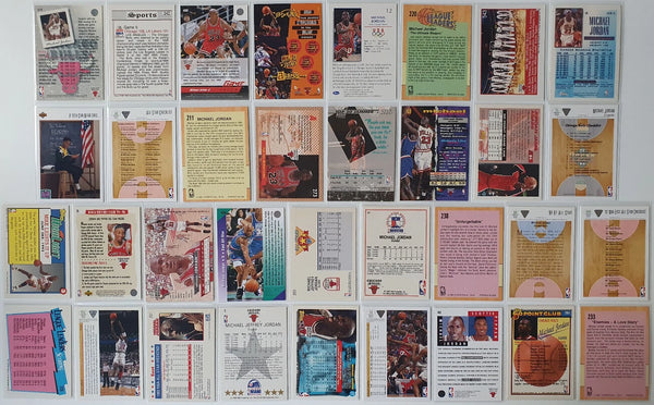 Lot of 34 x Michael Jordan Collection Cards - Good Condition