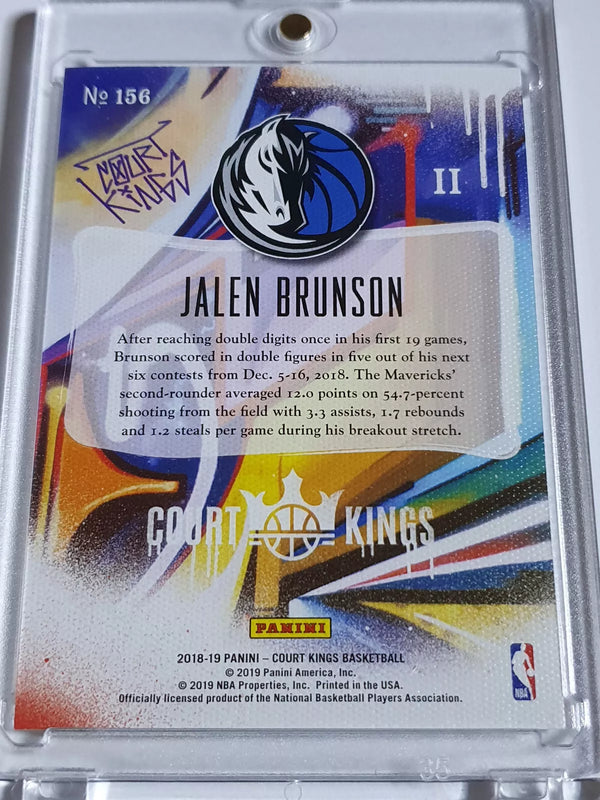 2018 Panini Court Kings Jalen Brunson Rookie #156 Level II (2) RC - Rare