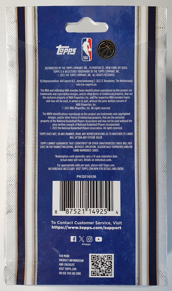 2025-26 Topps Flagship Basketball Hanger Box - Factory Sealed (Cooper Flagg RC?)