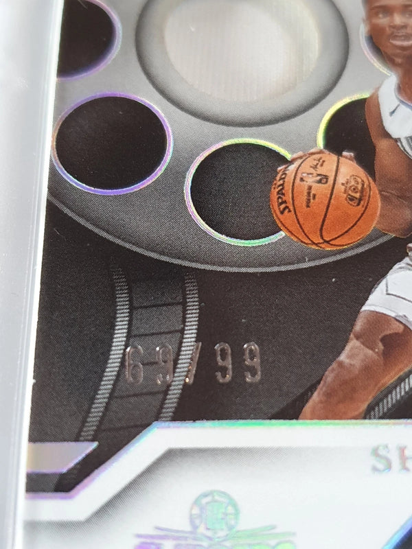 2022 Panini Noir Shai Gilgeous-Alexander #PATCH /99 Game Worn Dual Jerseys