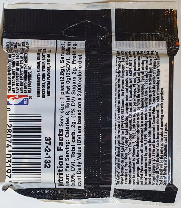 1994-95 Topps NBA Basketball Series 1 Jumbo Pack - Factory Sealed Packs