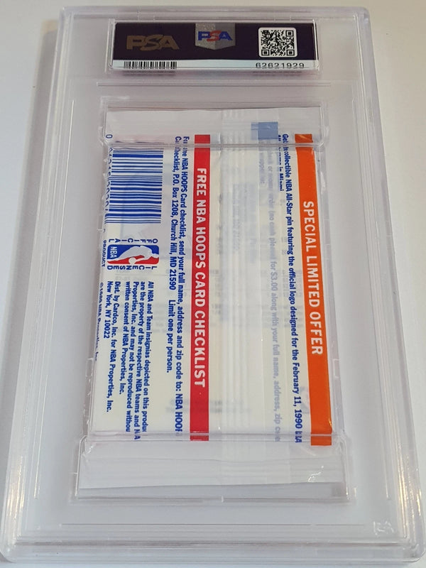 1989 Hoops Series 1 Basketball Pack MICHAEL JORDAN ON TOP - PSA 9 (POP 13)