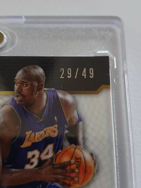 2014 Select Shaquille O'Neal #PATCH COPPER /49 Game Worn Dual Jerseys - Rare