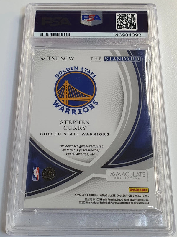 2024 Panini Immaculate Stephen Curry #PATCH /99 Jumbo Jersey - PSA 9 (POP 1)