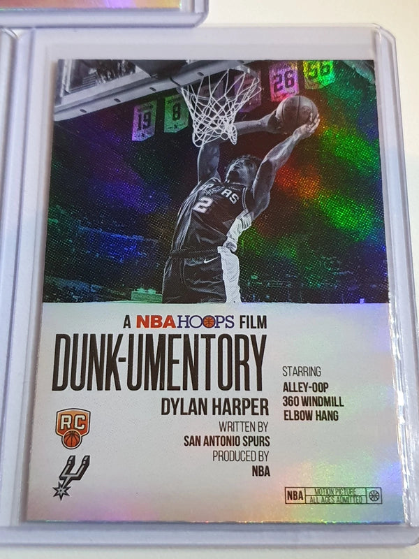 2025 Topps NBA Hoops Dylan Harper Lot of 3 x Rookie HOLO RCs #7 #HW-22 #D-12