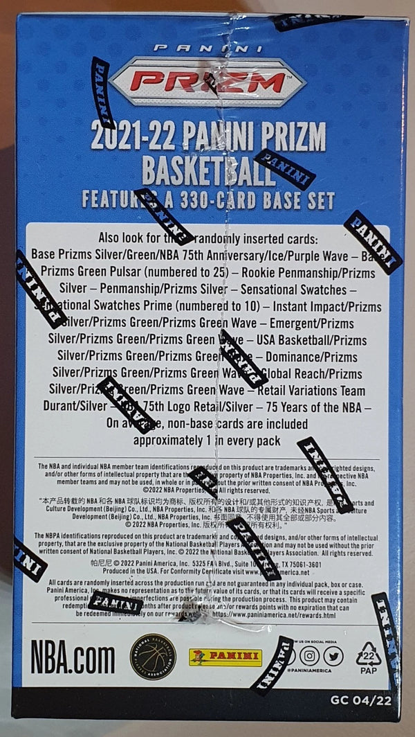 2021-22 Panini Prizm Basketball Blaster Box - Factory Sealed Cunningham Giddey?