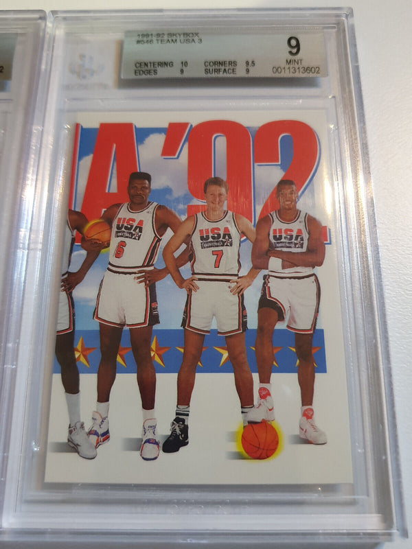 1992 SkyBox USA Basketball 3-PC SET 