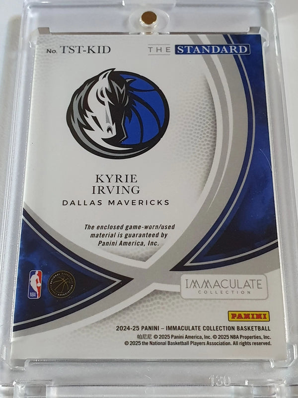 2024 Panini Immaculate Kyrie Irving #PATCH /99 Game Worn Jumbo Jersey - Rare