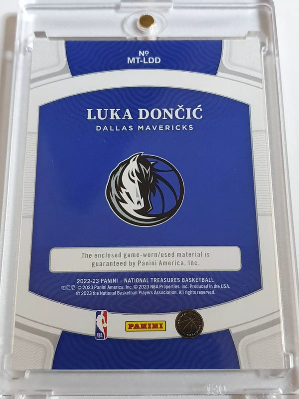 2022 National Treasures Luka Doncic #PATCH /99 Game Worn Jersey - Rare