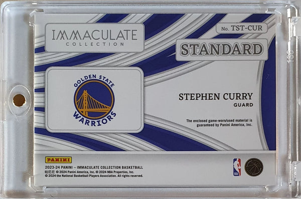 2023 Panini Immaculate Stephen Curry #PATCH /99 Game Worn Jumbo Jersey - Rare