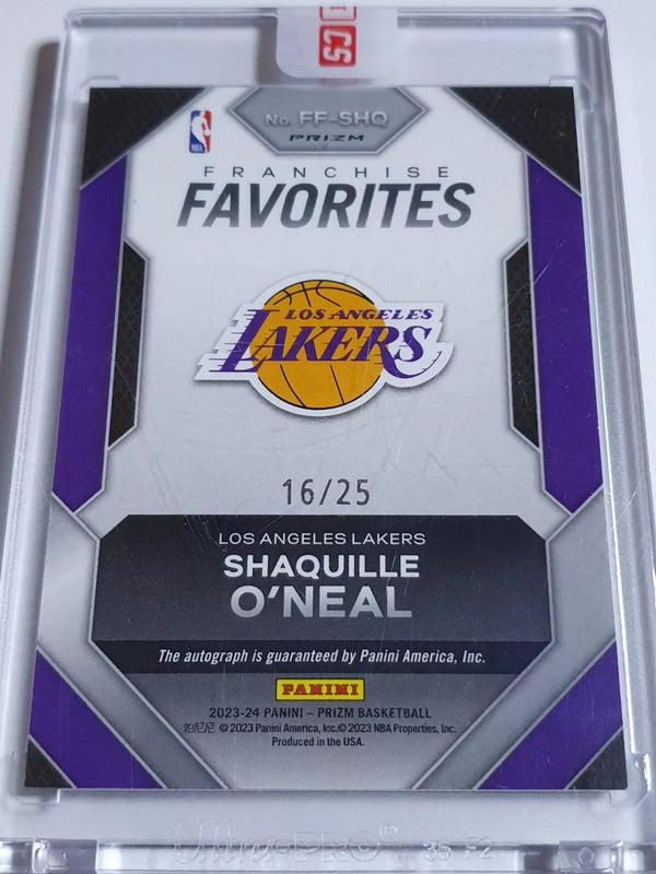 2023 Prizm Shaquille O'Neal AUTO MOJO /25 Franchise Autograph - Factory Sealed