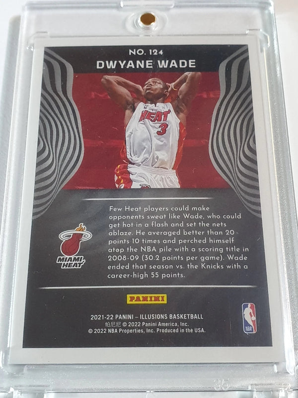 2021 Panini Illusions Dwyane Wade #124 GOLD /25 Holo - Ready to Grade