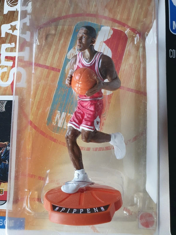 1998 Upper Deck Mattel Dennis Rodman Scottie Pippen - Sealed Figure & Card