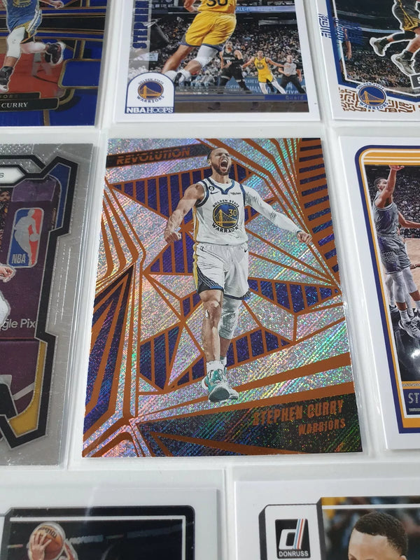 Lot of 14 x Stephen Curry Collection Cards - Color Variants + Holos + Parallels