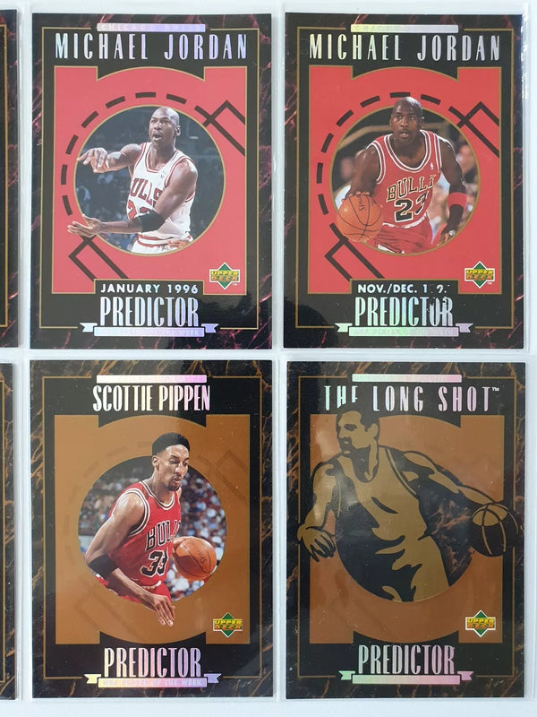 1995 Upper Deck Michael Jordan Predictor: MVP (Set of 10 Cards) - Good Condition