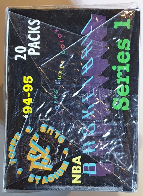 1994-95 Topps Stadium Club NBA Basketball Series 1 Jumbo Box - Factory Sealed