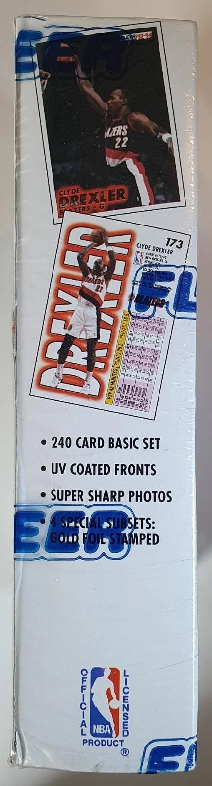 1993-94 Fleer NBA Basketball Jumbo Pack Series 1 Box - Factory Sealed