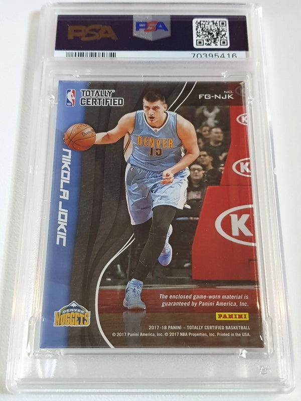 2017 Totally Certified Nikola Jokic #PATCH /199 Game Worn Jersey - PSA 9 (POP 1)