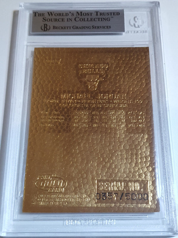 1994 Fleer Michael Jordan Bleachers 23K GOLD CARD /5000 