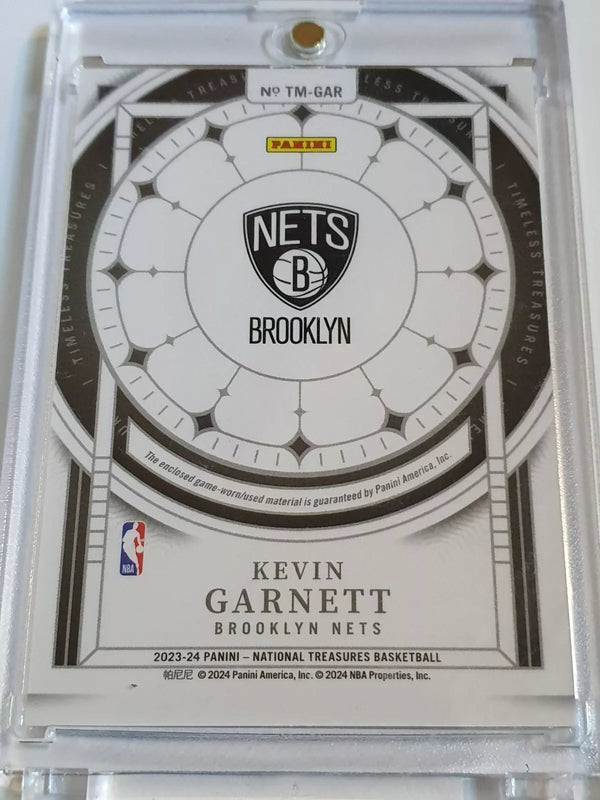 2023 Panini National Treasures Kevin Garnett #PATCH Game Worn Jerseys - Rare