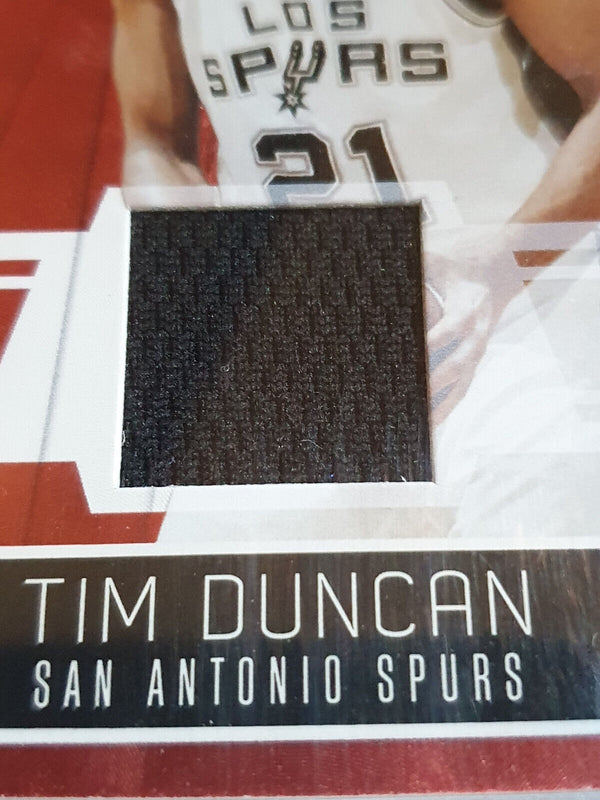 2011 Totally Certified Tim Duncan #PATCH RED /249 Game Worn Jersey - Rare