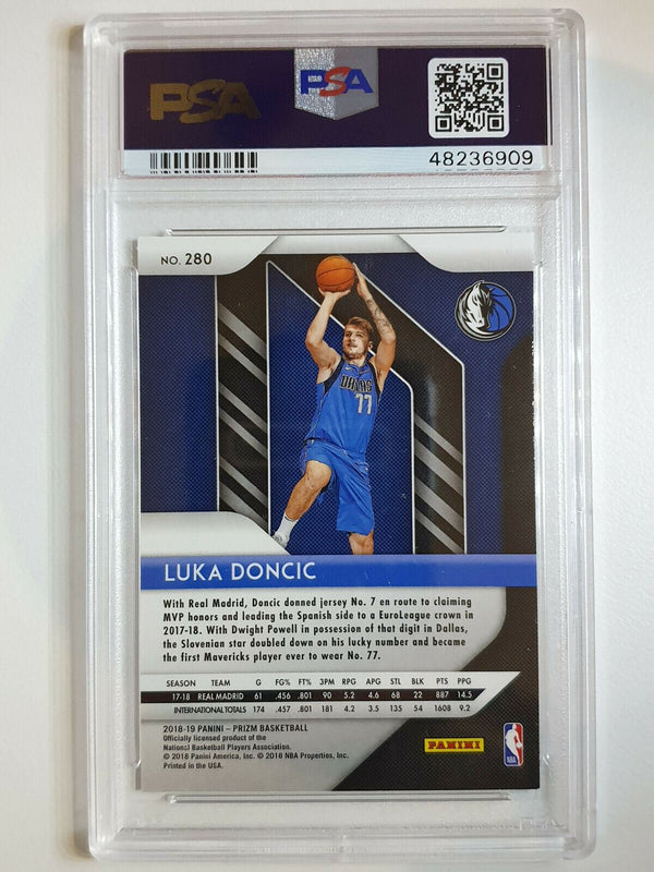 2018-19 Panini Prizm Luka Doncic ROOKIE #280 - PSA 9