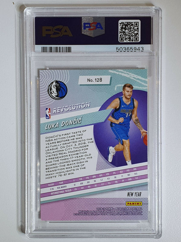 2018-19 Panini Revolution #128 Luka Doncic Rookie Chinese New Year - PSA 9