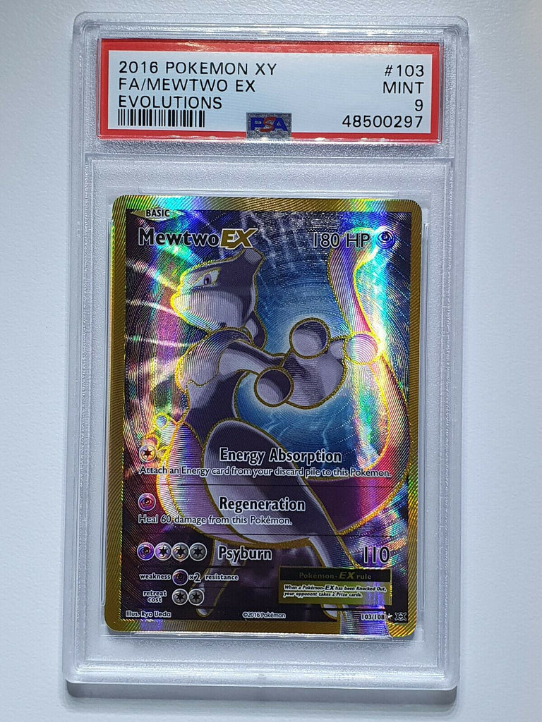 pokemon destined rivals mewtwo card 095/087 SR 1st Edition Mewtwo EX CP6 Evolutions main image 1