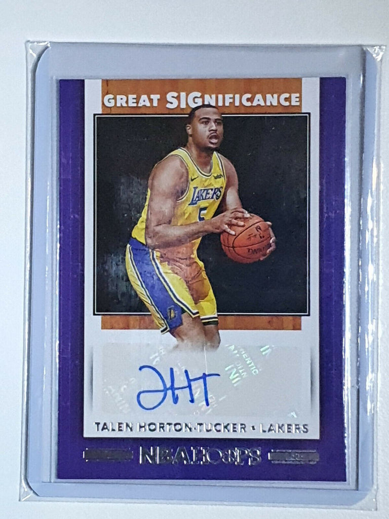 2019-20 NBA Hoops Talen Horton Tucker #GS-THT Rookie Auto - Ready