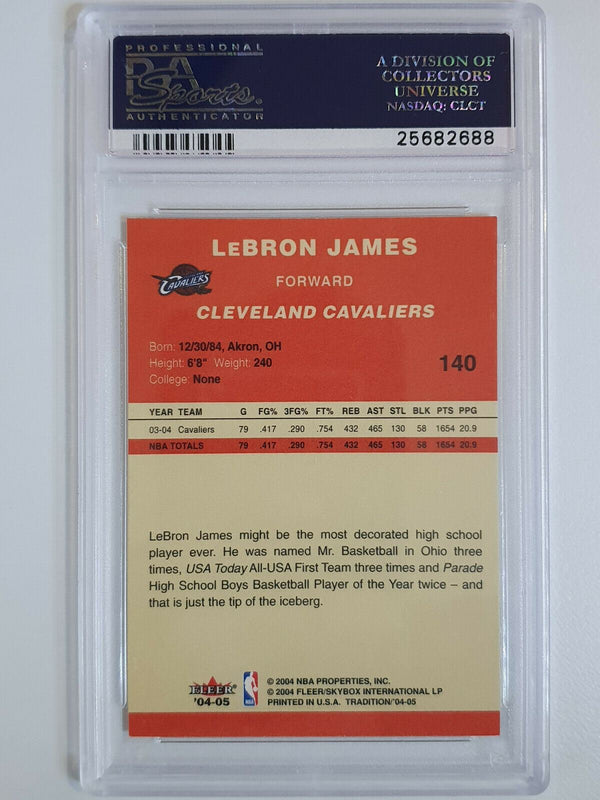 2004 Fleer Lebron James #140 RED Tradition - PSA 10 (Low POP)