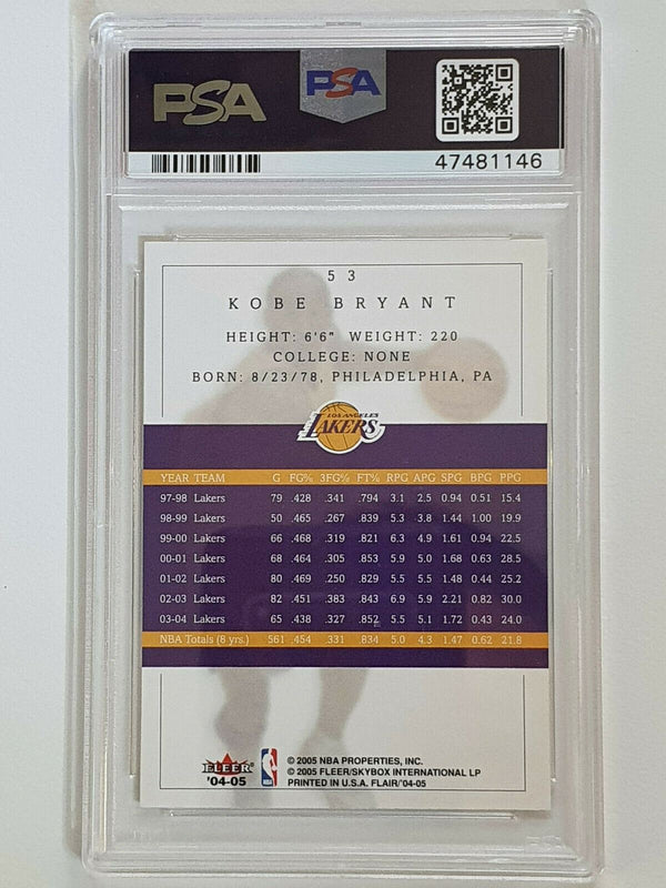 2004 Flair Kobe Bryant #53 - PSA 9 (POP 10)