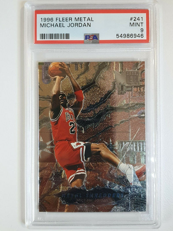 1996 Fleer Metal Michael Jordan #241 - PSA 9