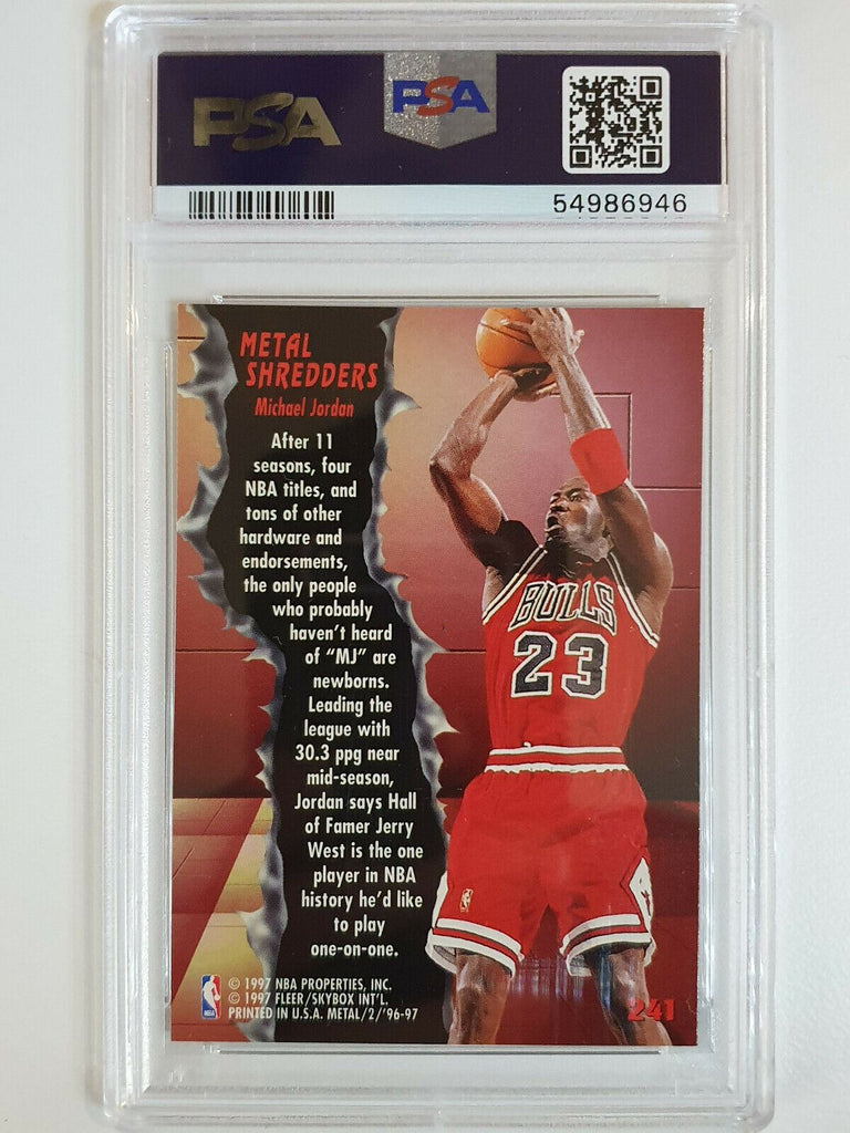 Michael Jordan 1995 Fleer Metal #13 Card