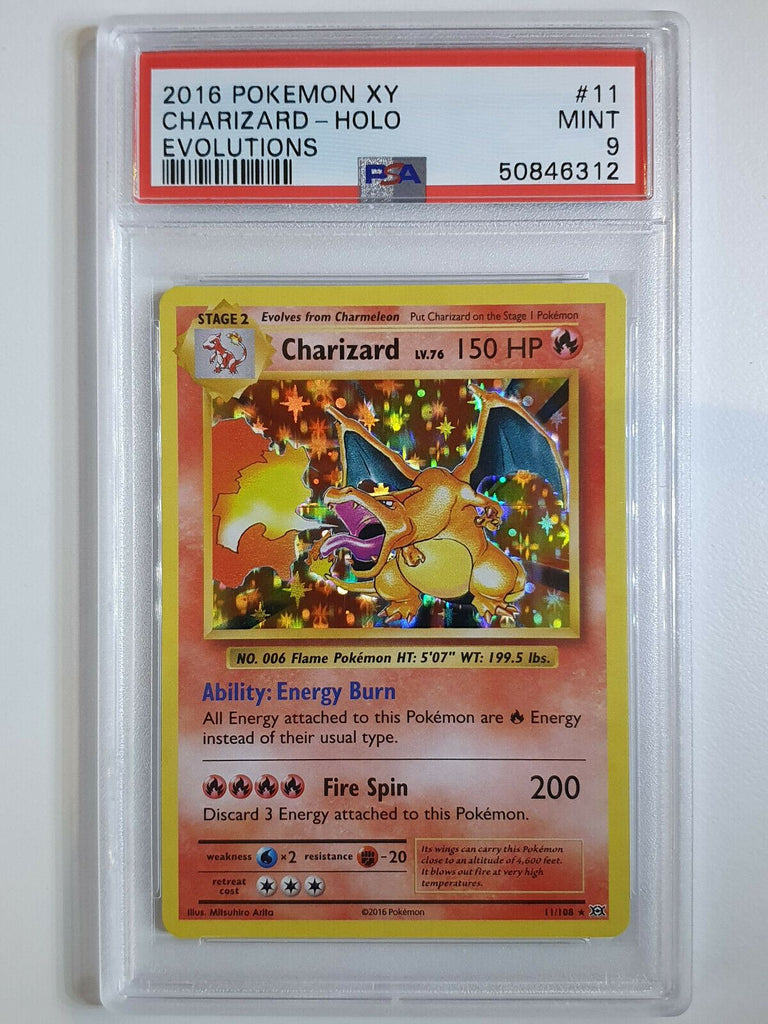 2016 Pokemon Charizard 11/108 Holo XY Evolutions
