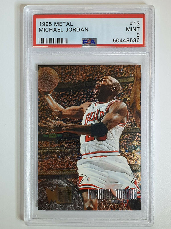 1995 Fleer Metal Michael Jordan #13 - PSA 9